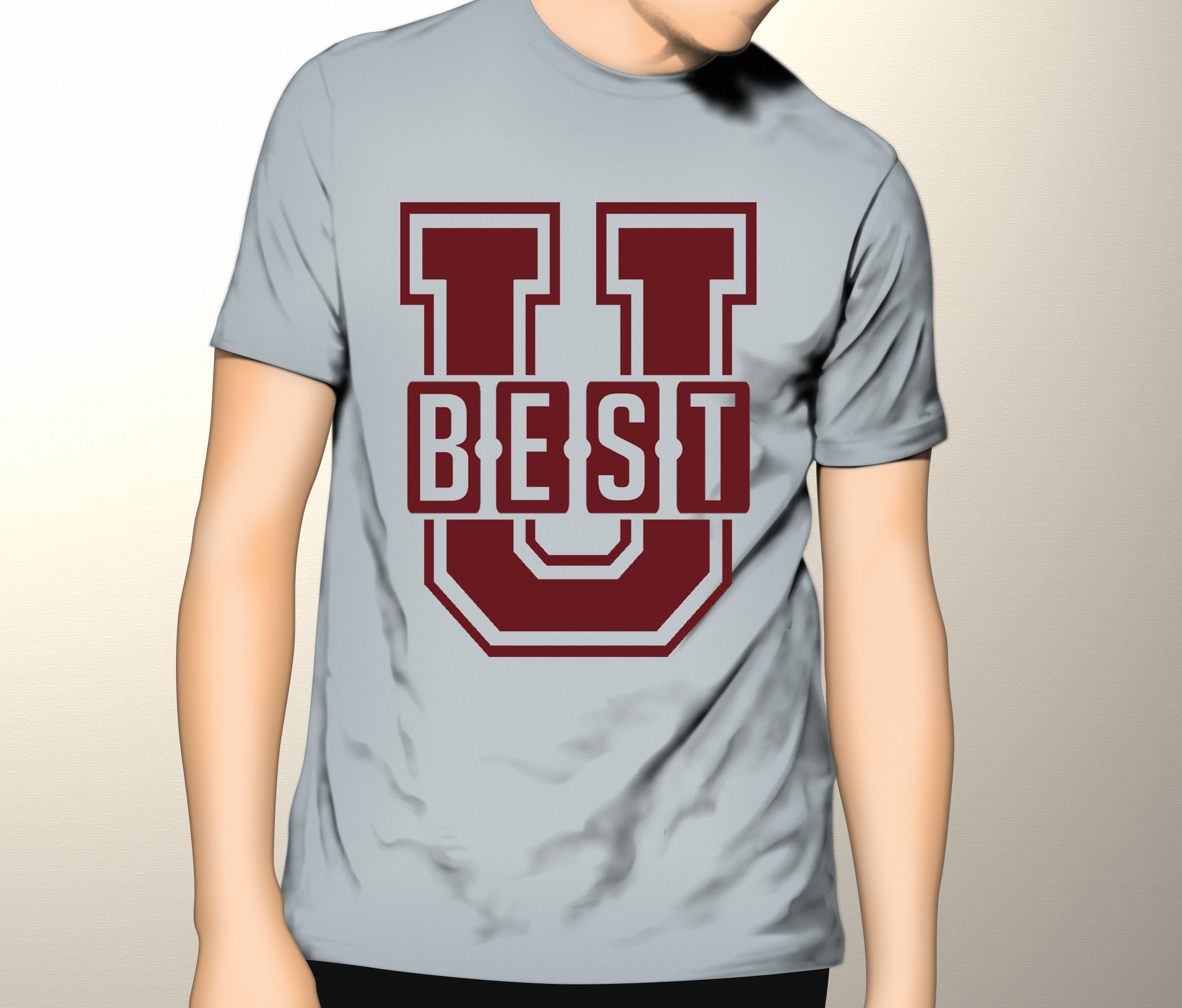 T-shirt BestU grey